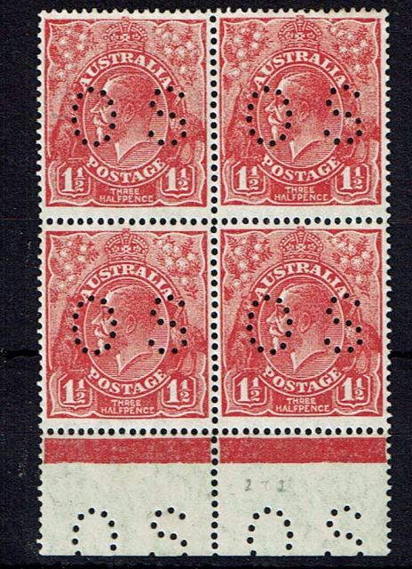 Image of Australia SG O90 LMM British Commonwealth Stamp
